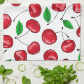 Kersen Theedoek (Gevouwen)