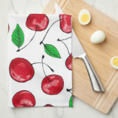 Kersen Theedoek (Quarter Fold)