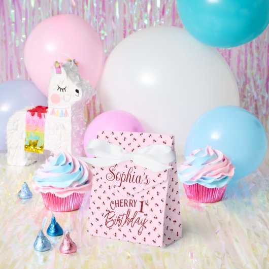 Kersen Thema Eerste Verjaardag Favoriet Box Bedankdoosjes (Feest)