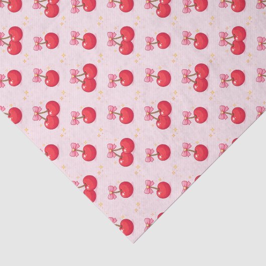 Kersen Tissuepapier (Detail)