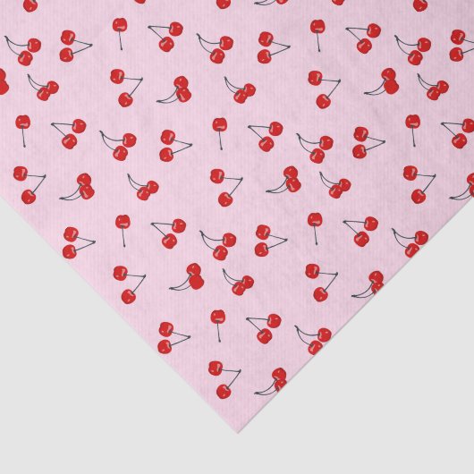 Kersen Tissuepapier (Detail)