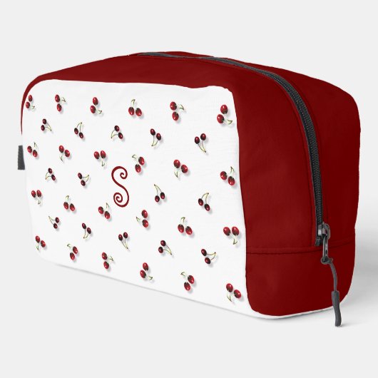 Kersen toilettas toilettasje (Rechterhoek)