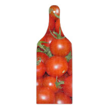 Kersen Tomaat Oogst Glas Snijplank