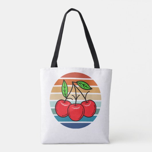 kersen tote bag (Achterkant)