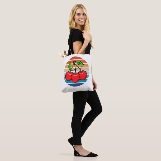 kersen tote bag (Op model)