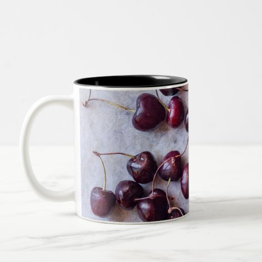 Kersen Tweekleurige Koffiemok (Links)