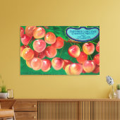 Kersen uit de Cherry CityThe Dalles, OF Canvas Afdruk (Insitu (Woonkamer))