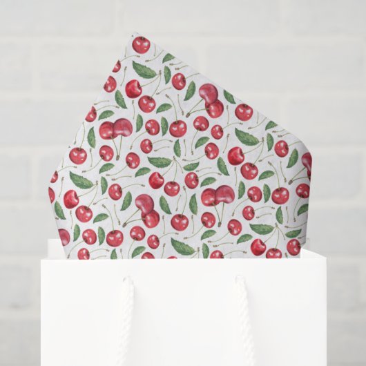Kersen Vloeipapier Tissuepapier (Cadeauzakje)