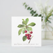 Kersen voor jou Flat Wenskaart (Staand voorkant)