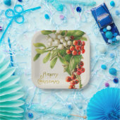  kersen voor kerst voor kerst papieren bordje (Feest)