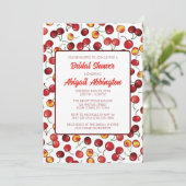 Kersen Vrijgezellenfeest Kaart (Staand voorkant)