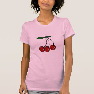 Kersen Vruchten van het T-shirt voor de gedistille