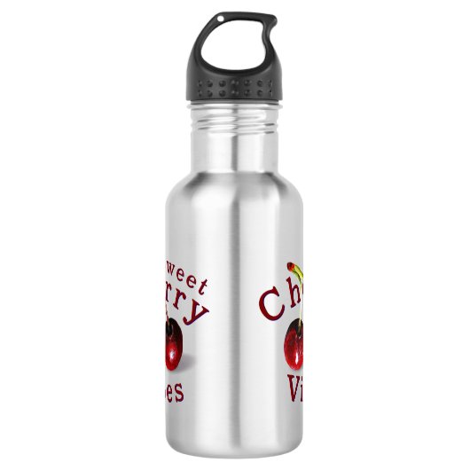 Kersen waterfles (Voorkant)