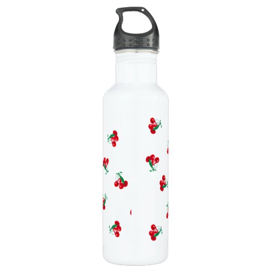 Kersen Waterflesje Waterfles (Achterkant)