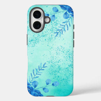 Kersen waterverf bloemen iPhone 16 hoesje