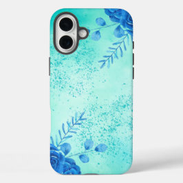 Kersen waterverf bloemen iPhone 16 plus hoesje