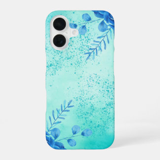 Kersen waterverf bloemen iPhone 16 hoesje