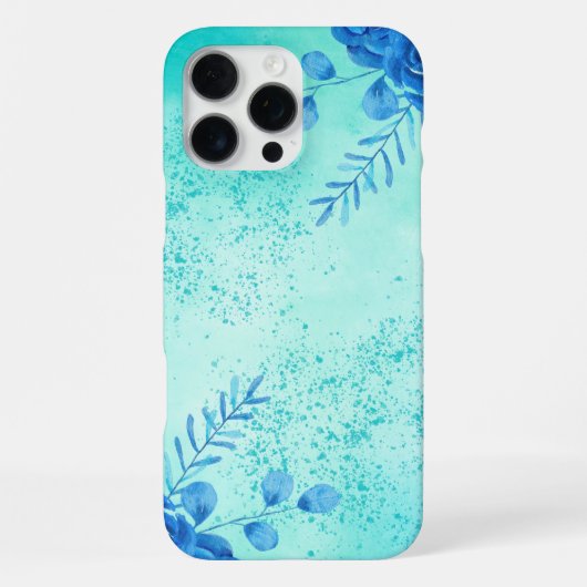 Kersen waterverf bloemen iPhone hoesje (Achterkant)