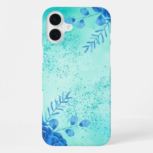 Kersen waterverf bloemen iPhone hoesje (Achterkant)