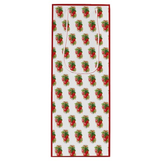 kersen wijn cadeautas (Voorkant)