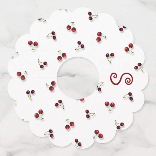 Kersen Wijn Charm (Achterkant)