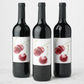 Kersen Wijn Etiket (Flessen)