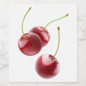 Kersen Wijn Etiket (Enkel label)