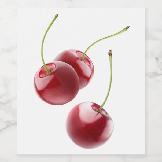 Kersen Wijn Etiket (Enkel label)