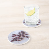 Kersen Zandsteen Onderzetter (Zijkant)