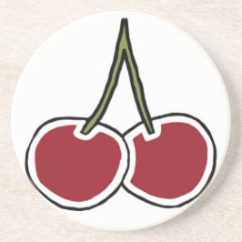 Kersen Zandsteen Onderzetter