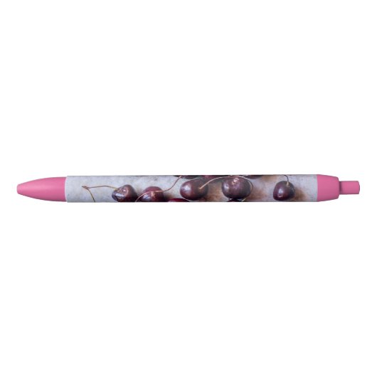 Kersen Zwarte Inkt Pen (Voorkant)