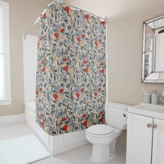 Kersenbesboom, William Morris Douchegordijn (In situ)