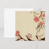 kersenbloemen Uitnodiging (Voorkant / Achterkant)