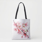 kersenbloementak tote bag (Voorkant)