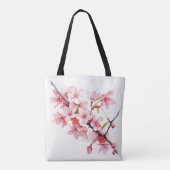 kersenbloementak tote bag (Achterkant)