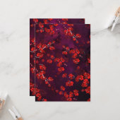 Kersenbloesem 3 kaart (Voorkant / Achterkant in situ)