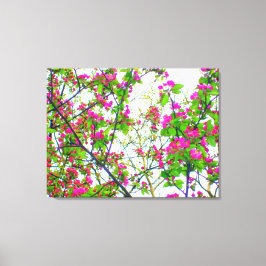 'Kersenbloesem Abstract' Ingepakt Canvas Print