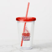 Kersenbloesem Acryl Drinkbeker (Achterkant)