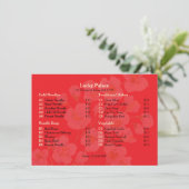 Kersenbloesem Aziatisch Restaurant Menu (Staand voorkant)