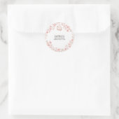 Kersenbloesem Baby Borrel Ronde Sticker (Tas)