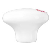 Kersenbloesem bedrukte keramische knoppen (Zijkant)