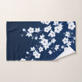 Kersenbloesem Blauw Wit Bad Handdoek (Handdoek)