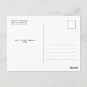 Kersenbloesem bloeit | Bedankt voor je huwelijk Briefkaart (Achterkant)