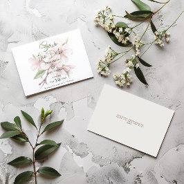 Kersenbloesem bloem achtergrond bewaar de datum save the date