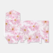 Kersenbloesem bloemen bedankdoosjes (Uitgevouwen)