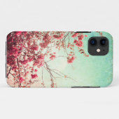 Kersenbloesem Bloemen Bloemen Bloemen Rode IPHONE  Case-Mate iPhone Case (Achterkant (horizontaal))