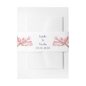 Kersenbloesem Bloemen Bloemen Floral Elegant Bruil Uitnodigingen Wikkel (Voorkant Voorbeeld)