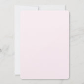 Kersenbloesem Bloemen Bruiloft Uitnodigingen (Achterkant)