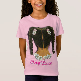 Kersenbloesem Bloemen en Vlechten T-shirt