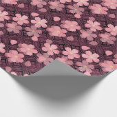 kersenbloesem bloemen inpakpapier (Hoek)